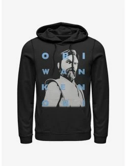 Best deal ⌛ Star Wars The Clone Wars Obi-Wan Text Hoodie 🎉