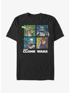 Buy 🎉 Star Wars The Clone Wars Panel Four T-Shirt ✔️ -Star Wars Clothing Sales 13635942 hi 1