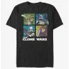 Buy 🎉 Star Wars The Clone Wars Panel Four T-Shirt ✔️ -Star Wars Clothing Sales 13635942 hi