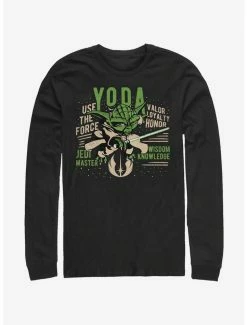 Best deal ⌛ Star Wars The Clone Wars Yoda Long-Sleeve T-Shirt ✔️