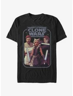 Brand new ⭐ Star Wars The Clone Wars Hero Group Shot T-Shirt ❤️ -Star Wars Clothing Sales 13637770 hi