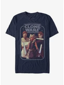 Brand new ⭐ Star Wars The Clone Wars Hero Group Shot T-Shirt ❤️ -Star Wars Clothing Sales 13637779 hi 1