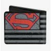 Best deal ❤️ DC Comics Superman Shield Americana Weathered Gray Black Blue Red Bi-fold Wallet 👍 1 Best deal ❤️ DC Comics Superman Shield Americana Weathered Gray Black Blue Red Bi-fold Wallet 👍 -Star Wars Clothing Sales 13702111 hi