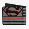 New 🔔 DC Comics Superman Shield Thin Red Line Bi-fold Wallet ⭐ 2 New 🔔 DC Comics Superman Shield Thin Red Line Bi-fold Wallet ⭐ -Star Wars Clothing Sales 13702117 hi