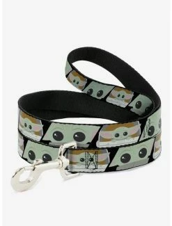 Coupon 🤩 Star Wars The Mandalorian The Child Chibi Face 🦮 Dog Leash ⭐