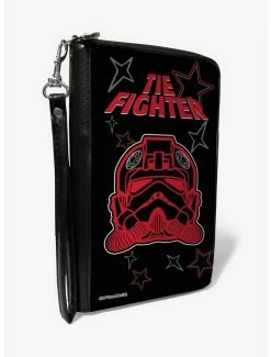 Cheapest ๐ฅ Star Wars TIE Fighter Pilot Stars ๐ฉ Womens Zip Around Wallet โจ