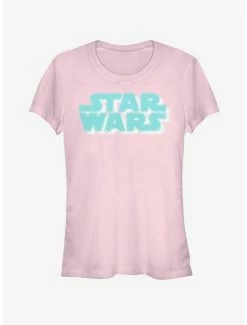 Coupon 🛒 Star Wars Half Tone Logo 👧 Girls T-Shirt ✔️
