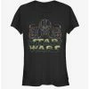 Brand new 👏 Star Wars Neon Chalk Wars 👧 Girls T-Shirt 👏 -Star Wars Clothing Sales 14094982 hi