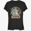 Brand new ⭐ Star Wars Psychedelic Star Wars 👧 Girls T-Shirt ❤️ -Star Wars Clothing Sales 14095024 hi