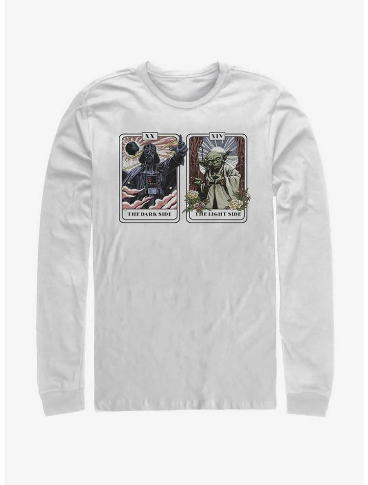 Wholesale ✔️ Star Wars Vader Yoda Tarot Long-Sleeve T-Shirt 😍 3 Wholesale ✔️ Star Wars Vader Yoda Tarot Long-Sleeve T-Shirt 😍