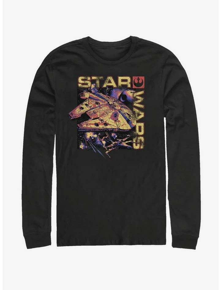 Flash Sale ๐ Star Wars Color Falcon Long-Sleeve T-Shirt ๐งจ 3 Flash Sale ๐ Star Wars Color Falcon Long-Sleeve T-Shirt ๐งจ