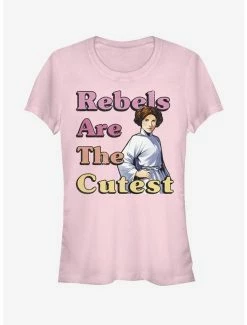 Coupon 🎉 Star Wars Star Wars Princess Leia Rebels Are The Cutest 👧 Girls T-Shirt 🎁