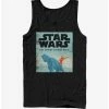 Deals 😀 Star Wars Episode V The Empire Strikes Back AT-AT Attack Minimalist Poster Tank Top 😀 -Star Wars Clothing Sales 14101160 hi