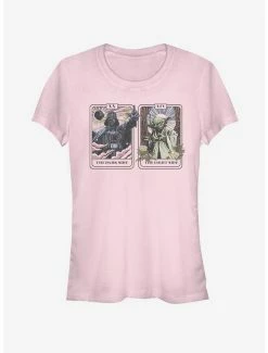 Outlet 🌟 Star Wars Vader Yoda Tarot 👧 Girls T-Shirt 👍