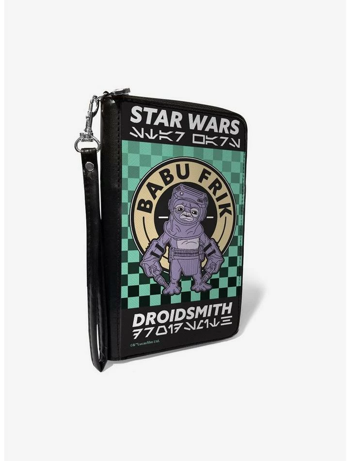 Budget โ๏ธ Star Wars Babu Frik Droidsmith Aurebesh Checkers Zip Around Rectangle Wallet ๐ 3 Budget โ๏ธ Star Wars Babu Frik Droidsmith Aurebesh Checkers Zip Around Rectangle Wallet ๐