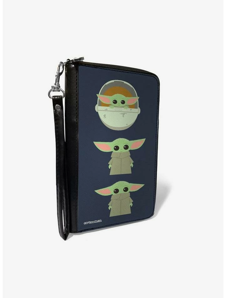 Coupon 🤩 Star Wars The Child 3 Chibi Poses Gray Zip Around Rectangle Wallet ✔️ 3 Coupon 🤩 Star Wars The Child 3 Chibi Poses Gray Zip Around Rectangle Wallet ✔️