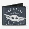 Wholesale ✨ Star Wars The Child Pose the Force Is Strong with this Little One Bifold Wallet ⭐ -Star Wars Clothing Sales 14220830 hi