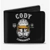 Deals 👏 Star Wars The Clone Wars Cody Commander Clone Trooper Helmet Bifold Wallet ⭐ -Star Wars Clothing Sales 14220840 hi
