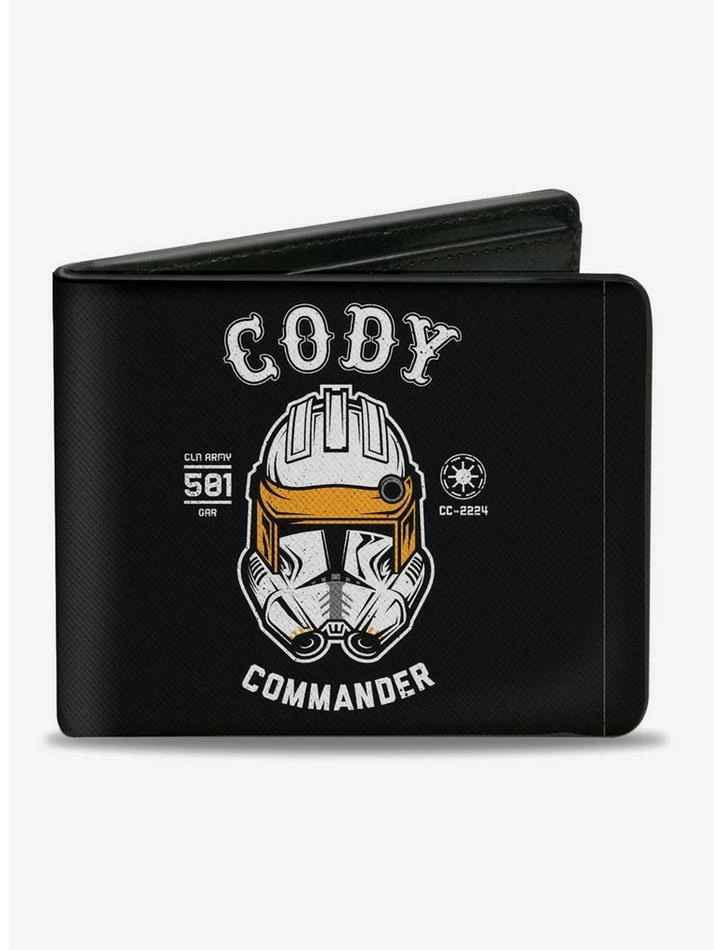 Deals ๐ Star Wars The Clone Wars Cody Commander Clone Trooper Helmet Bifold Wallet โญ 3 Deals ๐ Star Wars The Clone Wars Cody Commander Clone Trooper Helmet Bifold Wallet โญ