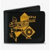 Outlet 🧨 Star Wars The Clone Wars Cody Pose Logo Bifold Wallet 🎁