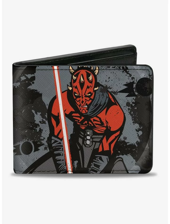 Best Sale ๐ฅ Star Wars The Clone Wars Darth Maul Pose Bifold Wallet ๐ 3 Best Sale ๐ฅ Star Wars The Clone Wars Darth Maul Pose Bifold Wallet ๐