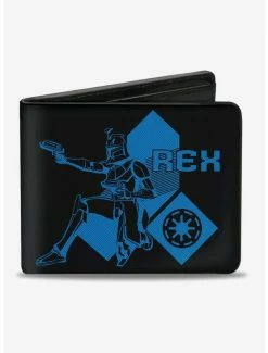 Best reviews of ❤️ Star Wars The Clone Wars Rex Pose Logo Bifold Wallet ⭐