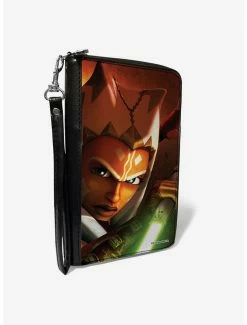 Discount ๐ Star Wars the Clone Wars Ahsoka Lightsaber Zip Around Wallet ๐