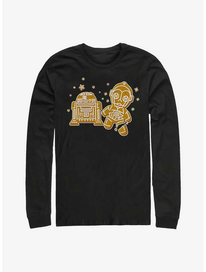 New ✔️ Star Wars Best Buds Gingerbread Cookies Crack Long-Sleeve T-Shirt ✔️ 3 New ✔️ Star Wars Best Buds Gingerbread Cookies Crack Long-Sleeve T-Shirt ✔️