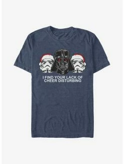 Outlet ⭐ Star Wars 🔔 Christmas Empire Lack of Cheer T-Shirt ✨ -Star Wars Clothing Sales 14629810 hi
