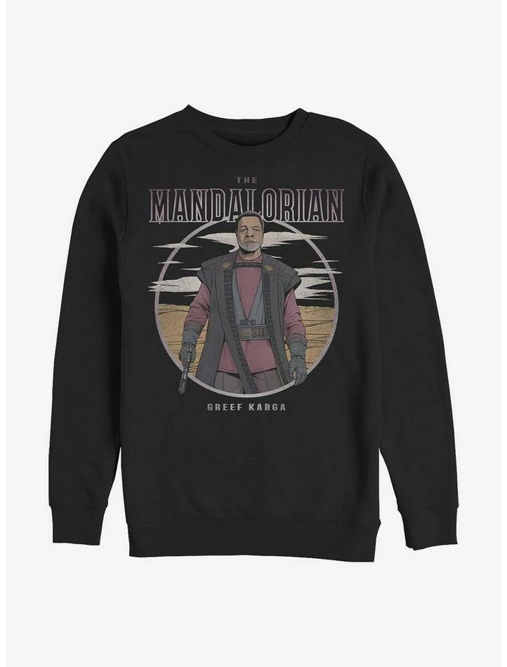 Brand new ๐ Star Wars The Mandalorian Greef Karga Portrait Crew Sweatshirt ๐ 3 Brand new ๐ Star Wars The Mandalorian Greef Karga Portrait Crew Sweatshirt ๐
