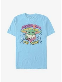 Wholesale ✔️ Star Wars The Mandalorian The Child Stronger Than You Think T-Shirt 🎉