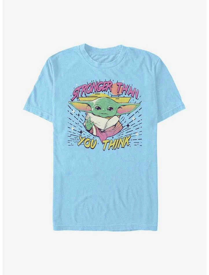 Wholesale โ๏ธ Star Wars The Mandalorian The Child Stronger Than You Think T-Shirt ๐ 3 Wholesale โ๏ธ Star Wars The Mandalorian The Child Stronger Than You Think T-Shirt ๐