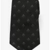 Best Pirce 🌟 Star Wars Mandalorian Black Silk Tie 😍 -Star Wars Clothing Sales 14757035 hi