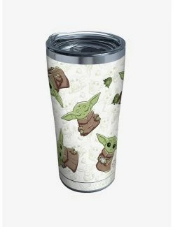 Best Pirce 👍 Star Wars The Mandalorian Child Playing 20oz Stainless Steel Tumbler With Lid ✨
