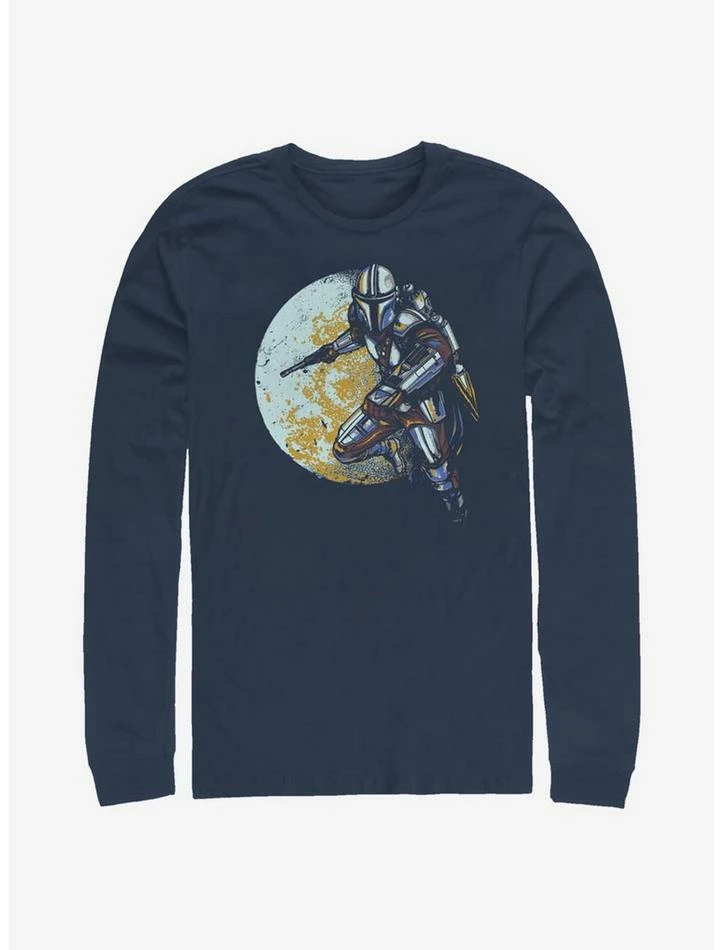 Promo 🛒 Star Wars The Mandalorian Moondo Lorian Long-Sleeve T-Shirt 🥰 3 Promo 🛒 Star Wars The Mandalorian Moondo Lorian Long-Sleeve T-Shirt 🥰