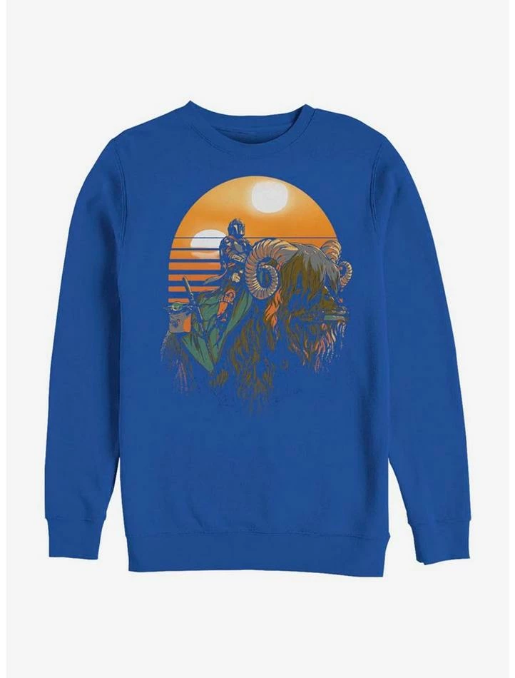 Wholesale โค๏ธ Star Wars The Mandalorian Bantha Riders Crew Sweatshirt ๐ 3 Wholesale โค๏ธ Star Wars The Mandalorian Bantha Riders Crew Sweatshirt ๐
