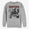 Discount 😍 Star Wars The Mandalorian Favored Odds Crew Sweatshirt 💯 -Star Wars Clothing Sales 14940284 hi