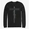 Flash Sale 🌟 Star Wars The Mandalorian Dark Saber Long-Sleeve T-Shirt ✨ -Star Wars Clothing Sales 14940361 hi