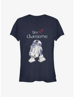 Best Sale 🤩 Star Wars You R2-D2 Awesome 👧 Girls T-Shirt ✨ -Star Wars Clothing Sales 15132571 hi