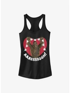 Best deal ✔️ Star Wars Chewie Crafting Hearts 👧 Girls Tank ⌛