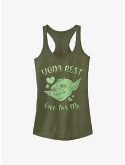 Best Sale 🔔 Star Wars Yoda Best Hearts 👧 Girls Tank 🔥