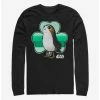 Top 10 🎁 Star Wars Eipisode VIII The Last Jedi Porg Clover Long-Sleeve T-Shirt 😉 -Star Wars Clothing Sales 15177816 hi