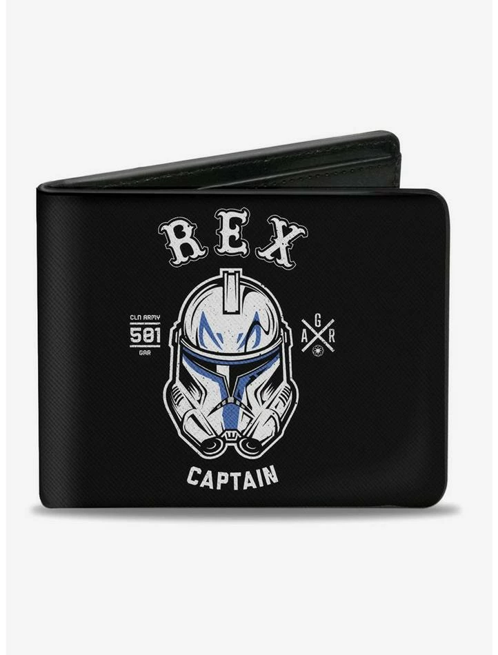 Coupon โ๏ธ Star Wars The Clone Wars Rex Captain Clone Trooper Helmet Bifold Wallet ๐ 3 Coupon โ๏ธ Star Wars The Clone Wars Rex Captain Clone Trooper Helmet Bifold Wallet ๐