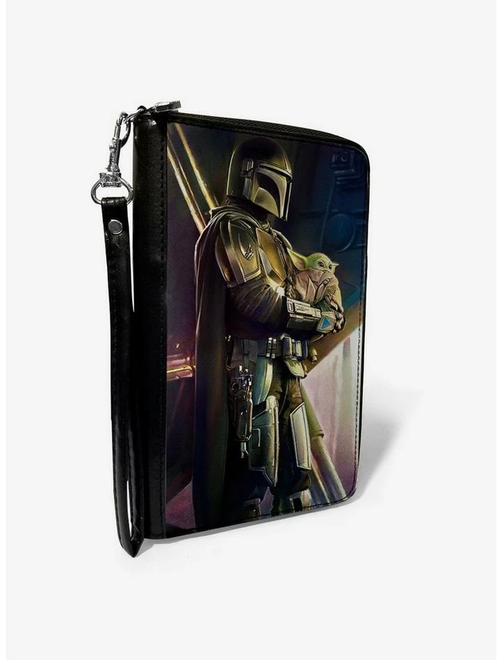 Discount 🥰 Star Wars The Mandalorian Carrying The Child Zip Around Wallet 🛒 3 Discount 🥰 Star Wars The Mandalorian Carrying The Child Zip Around Wallet 🛒