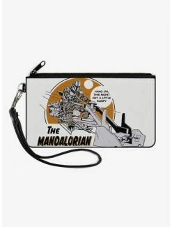 Top 10 🥰 Star Wars The Mandalorian Riding Speeder Bike With The Child Zip Clutch Canvas Wallet 😉
