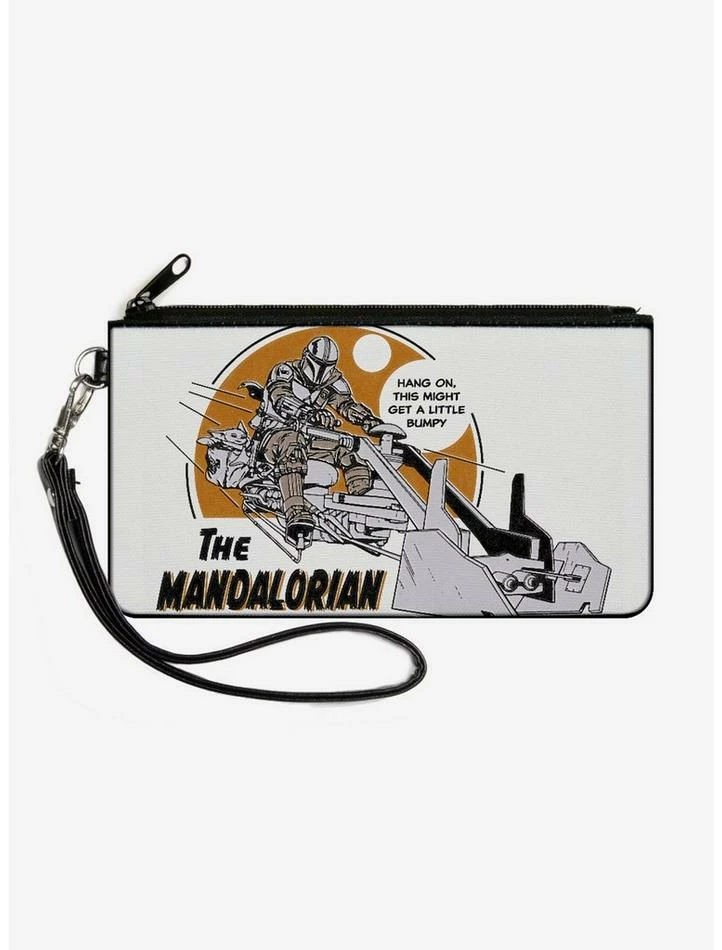 Top 10 🥰 Star Wars The Mandalorian Riding Speeder Bike With The Child Zip Clutch Canvas Wallet 😉 3 Top 10 🥰 Star Wars The Mandalorian Riding Speeder Bike With The Child Zip Clutch Canvas Wallet 😉