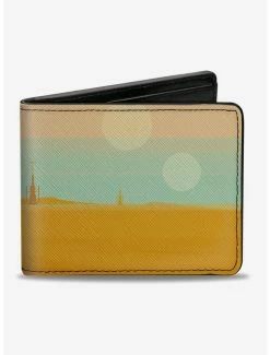 Buy ✨ Star Wars The Mandalorian Two Moon Landscape Bifold Wallet 🤩