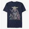 New 🔥 Extra Soft Star Wars The Mandalorian Mandalorian Crew Poster T-Shirt 🤩 -Star Wars Clothing Sales 15319210 hi