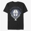 Buy 🎉 Extra Soft Star Wars The Mandalorian Crest T-Shirt 👏 -Star Wars Clothing Sales 15319451 hi