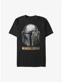 Wholesale ✔️ Extra Soft Star Wars The Mandalorian Mando Head T-Shirt 😉 -Star Wars Clothing Sales 15319520 hi 1